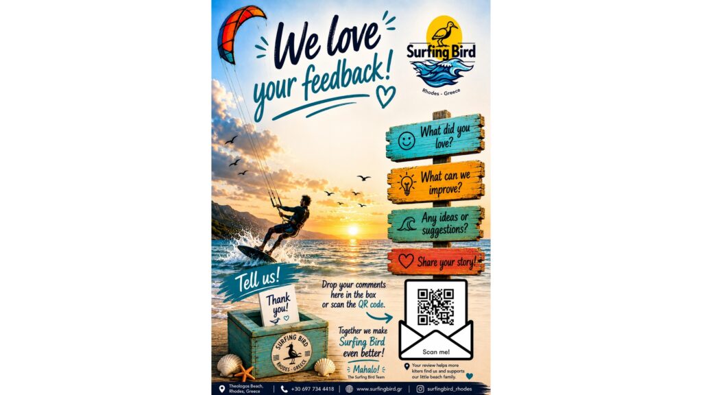 Scan the QR code! Thank you for your review