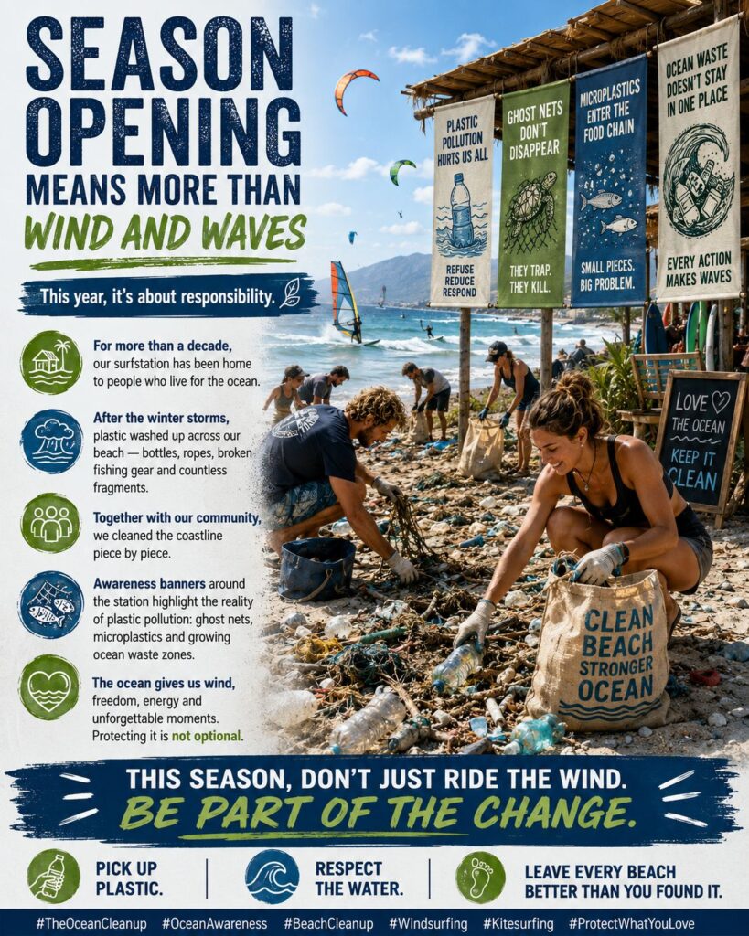 The season started – we all contribute to reduce plastic pollution